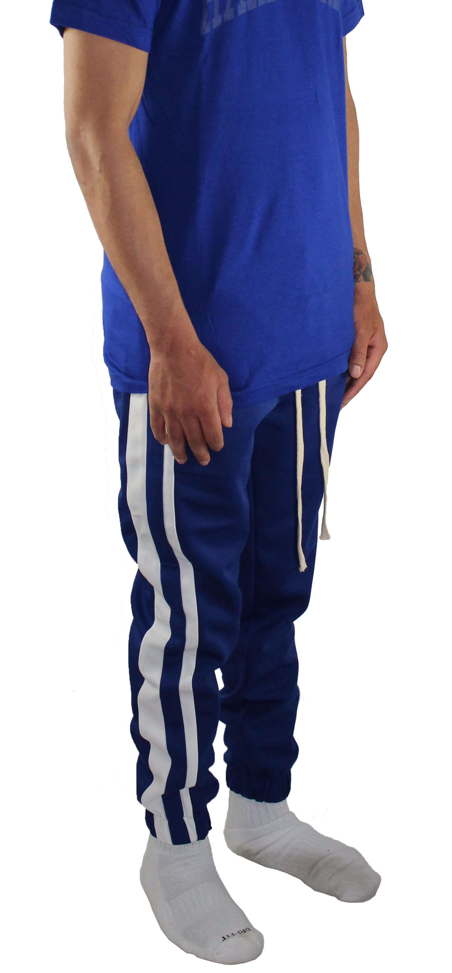 BLUE TRACK PANTS