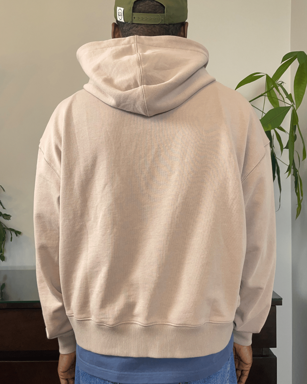 MUSHROOM GREY ZIP HOODIE