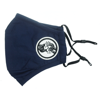 NAVY BLUE LOGO MASK