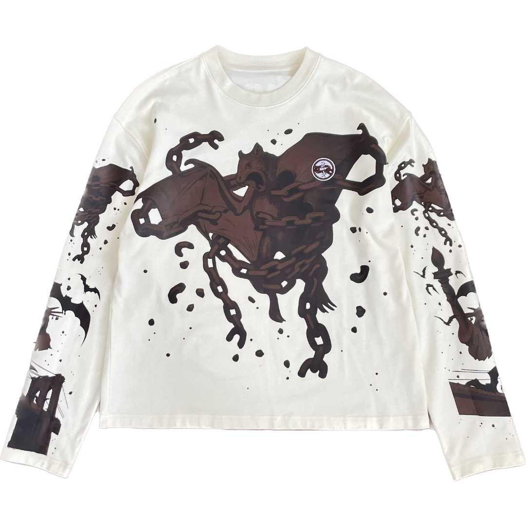 WORLD DOMINATION HEAVYWEIGHT LONG SLEEVE T SHIRT