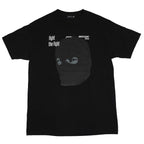 Front view of Black Fight the Fight Short Sleeve T Shirt by Dumbsmart New York