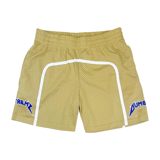 LOGO BASKETBALL SHORTS "TAN"