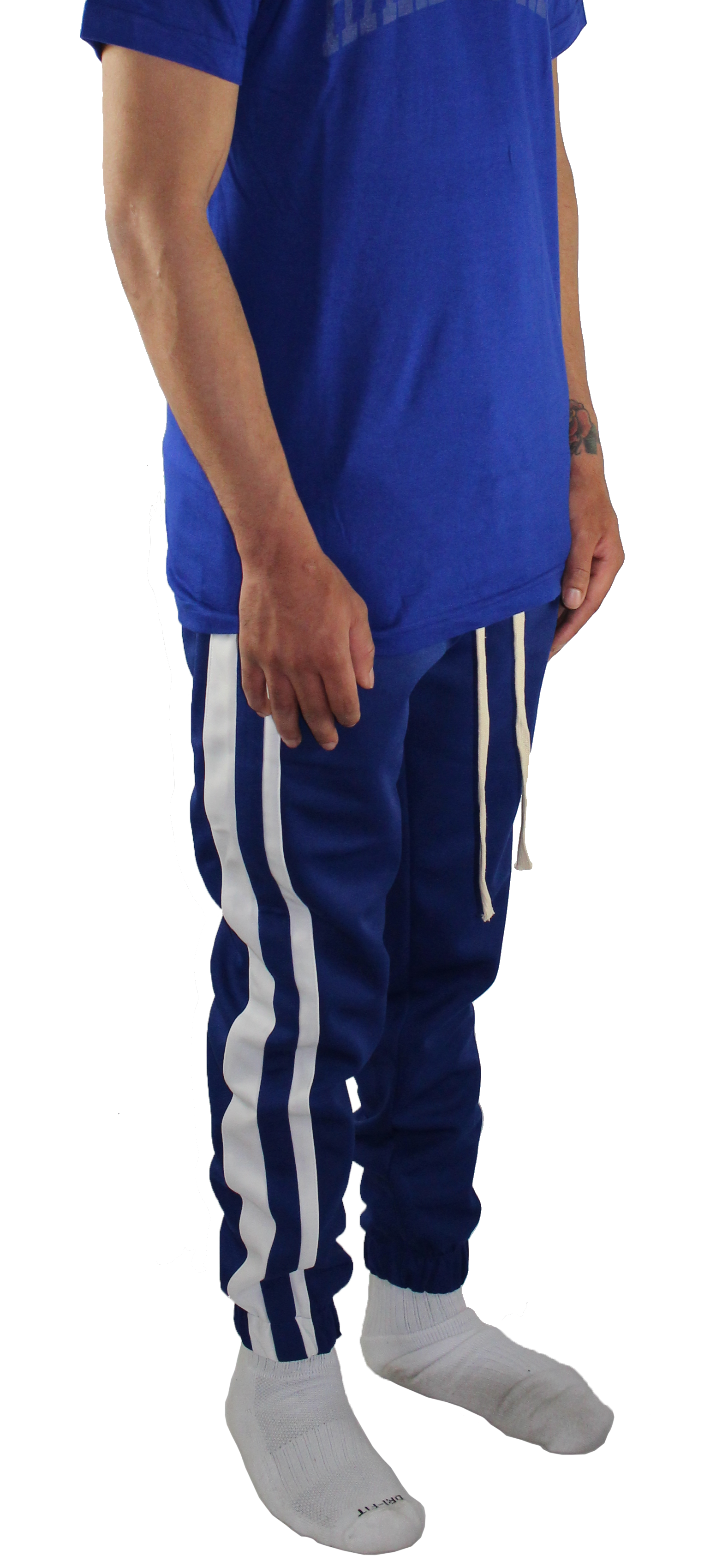 BLUE TRACK PANTS